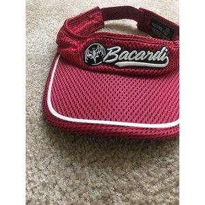 Bacardi Adult Sun Visor Cap Hat Adjustable Strapback